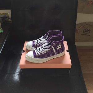 Golf le fleur 70s purple velvet brand new